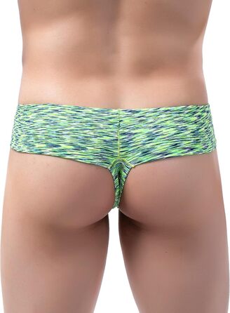 Танга чоловічі iKingsky, смугасті, сексуальні, низька талія, 4 шт. в упаковці