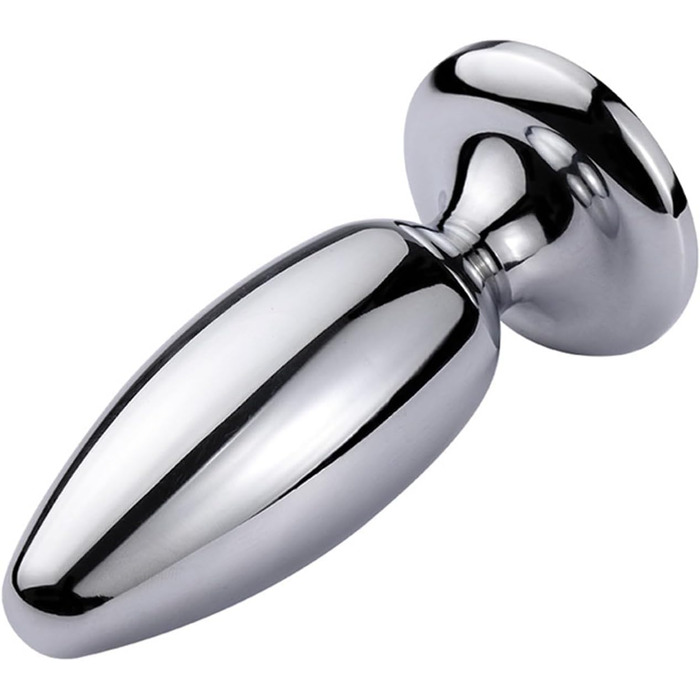 Анальний масажер Qodpxxi 3 Stile Extra Lang з металу з діамантовою основою. Стимуляція G-точки, масаж простати. Іграшки для дорослих, унісекс.