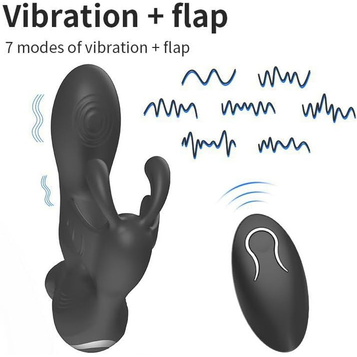Вібратор для чоловіків PINTLE з 7 режимами вібрації, анальний плагін, вібратор для анусу з функцією імпульсу, секс-іграшки для чоловіків, парні секс-іграшки, бутплъг