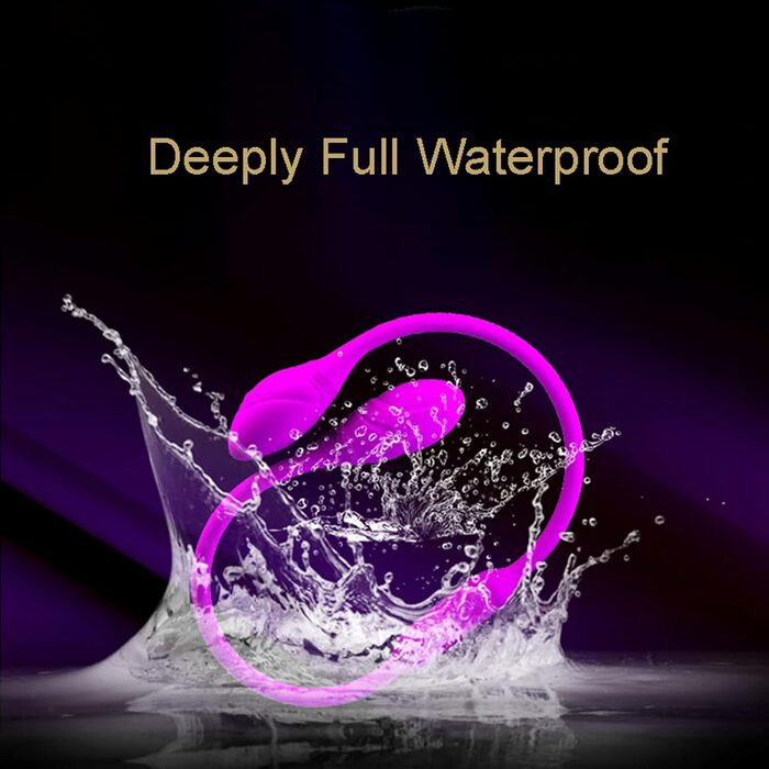 Вібраційний яйцеподібний масажер для жінок з 12 режимами вібрації - двійний мотор, стимулятор клітора, тихий та потужний