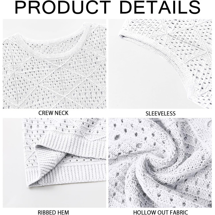 Чоловіча в'язана майка-топ Runcati, літня, пляжна, хіпі-стиль (білий/Оксамитовий сад, L)