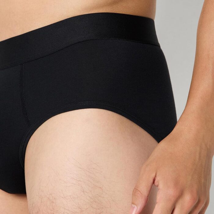 Чоловічі труси Amazon Essentials з м'якого модалю, 5 штук, чорний колір