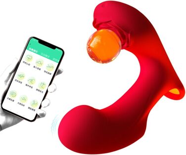 Вібратор для жінок Kuaecr з 9 режимами вібрації, Bluetooth пульт, водонепроникний секс-іграшка для дорослих