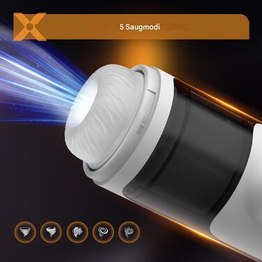 Масажер для чоловіків з 10 вібраційними, 5 режимами всмоктування та імпульсу, зі звуком та кріпленням на стіну. Масажер для самостійного задоволення, автоматичний, з функцією Blowjob, Milkmaschine.