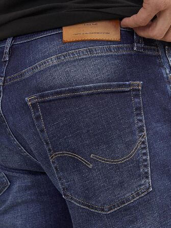 Чоловічі джинси Jack & Jones JJICLARK Regular Fit, синій денім, 36W / 34L