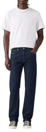 Чоловічі джинси Levi's 513 Slim Straight, темно-сині (Dark Indigo Flat), розмір 29W/30L