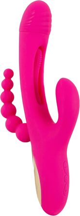 Вібратор для дорослих Sweet Smile Triple Vibe Rosa - 3,6 см