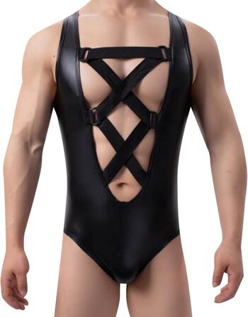 Чоловічий боді для боротьби SRZYMJ: спортивний, зручний, для тренувань та змагань, колір чорний, розмір L