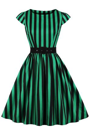 Сукня Rockabilly AXOE 50-х років, бавовна з поясом (XL, S01)
