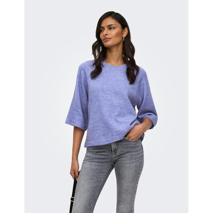 Жіночий в'язаний светр ONLY Feale Strickpullover, колір Jacaranda (XS)