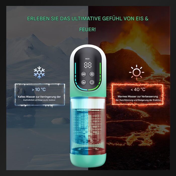 Електричний мастурбатор для чоловіків: чаша з функцією Blowjob, Strapon, насос, вібрація, телескопічна ручка, набір секс-іграшок