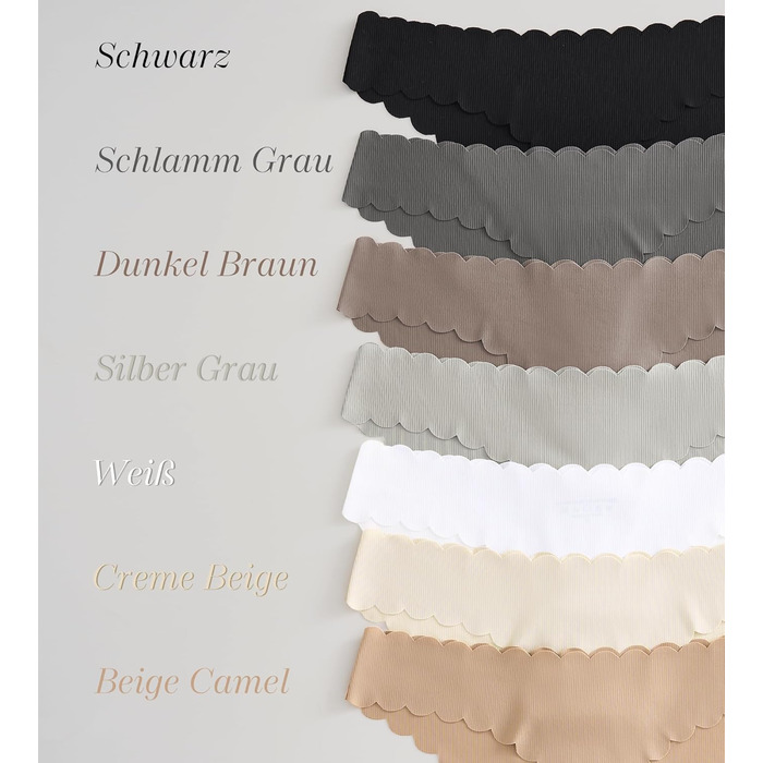 Штани жіночі SHARICCA Nahtose Seamess, Сліпи, Танга, Хіпстер, Сліпи, Сексі, Зручні, XS-3X (Сірий)