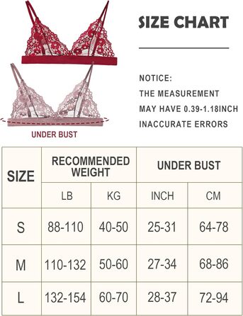 Даен BH 3 шт. мереживний бюстгальтер без кісточок, мереживний бюстгальтер Даен, сексуальний прозорий бюстгальтер, бюстгальтер без кісточок, бюстгальтер балконет, бюстгальтер пуш-ап, S-L, білий, чорний, блакитний (рожевий, червоний, блакитний, M)