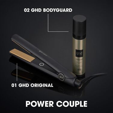 Випрямляч для волосся ghd original — стайлер для гладкості, локонів та хвиль з ефектом анти-фриз, Black