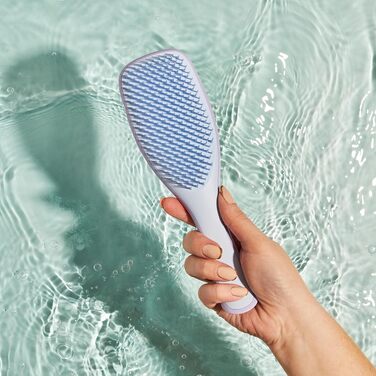 Щітка для волосся Tangle Teezer Ultimate Detangler для вологого та сухого волосся всіх типів, розплутуюча, зменшує ламкість (Лілова хмаринка/Блакитний)