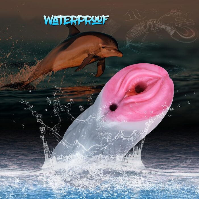 Силіконовий мастурбатор для чоловіків Qiyasex 2-в-1 з реалістичним дизайном тварин