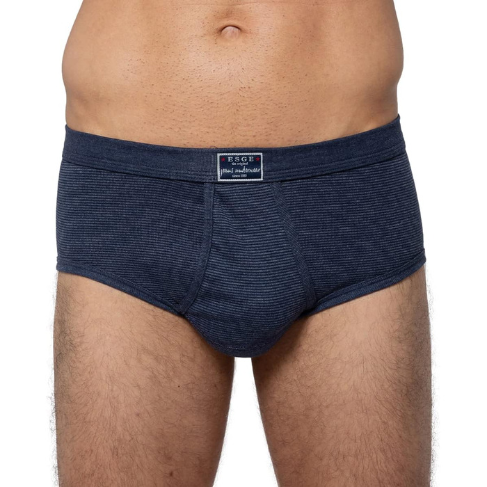 Чоловічі труси-боксерки ESGE (5 шт.) з бавовни – зручні та комфортні, без бічних швів, для щоденного використання (L, темно-синій)