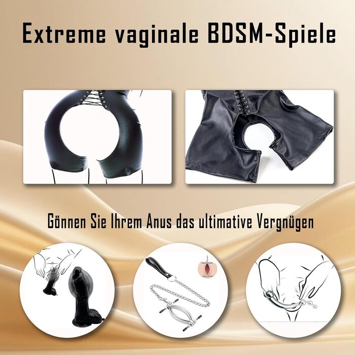 Жіночий шкіряний боді для БДСМ: шкіряний костюм, боді-сукня, аксесуари для рольових ігор, шкіряний ролевий костюм, чорний, XL