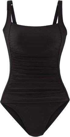 Чоловічий купальник Brosloth: одноцільний, з пуш-ап, великі розміри, чорний