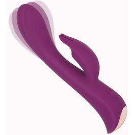 Вібратор для жінок Sexspielzeug Rabbit з 10 режимами вібрації, фіолетовий