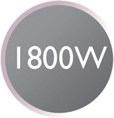 Компактний фен для волосся Remington Compact D5000, 1800 Вт, з насадкою-концентратором, 3 режимами температури та 2 рівнями обдуву, Eco-режим