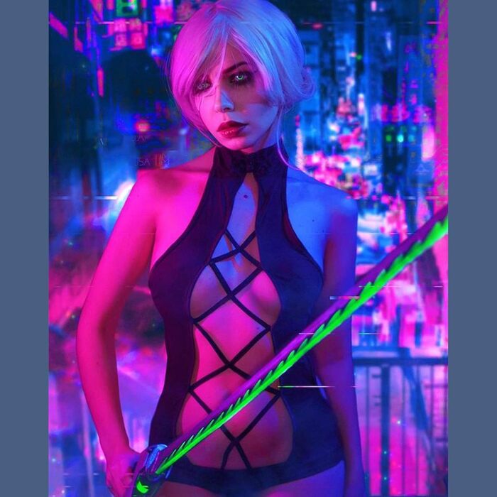 Японський жіночий купальник YOMORIO в стилі аніме, з вирізом, Чеонгсам, косплей, комбінезон, універсальний розмір, білий (універсальний розмір, чорний)