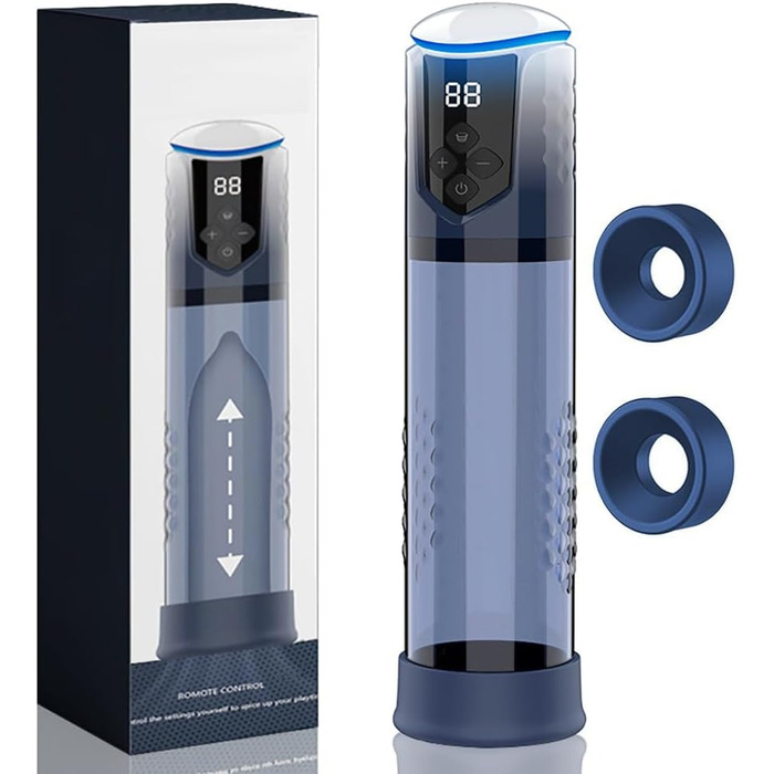 Електрична помпа для збільшення пеніса Lmgoc: 5 режимів, IPX7, 2 силіконові насадки