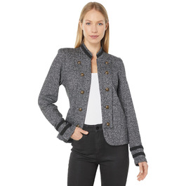 Жіноча класична куртка Tommy Hilfiger Open Front Band S, чорна (Multi)