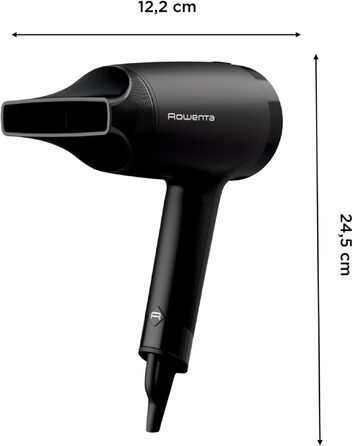 Фен для волосся Rowenta Express Style CV1801, 1900 Вт, з концентратором та функцією холодного повітря, чорний