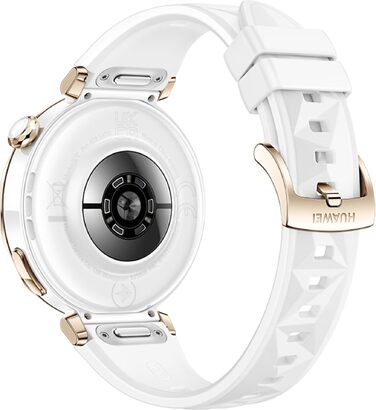 Смарт-годинник Huawei Watch GT 5 Pro 42mm білий: ЕКГ, GPS, моніторинг здоров'я, Bluetooth-дзвінки, до 14 днів автономності, для iOS та Android