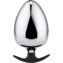 Анальний плагін з нержавіючої сталі, великий анальний ділдо для чоловіків та жінок, масажер простати, іграшка для БДСМ, анальний стимулятор