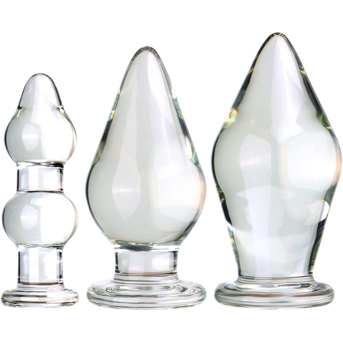 Скляний анальний плагін Hrekssi XXL: діаметр 45/75/80 мм, плагін для ануса, скляний дildo, іграшки для дорослих для чоловіків та жінок