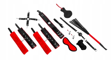 BDSM-набір Xsara багатокольоровий, 12 предметів