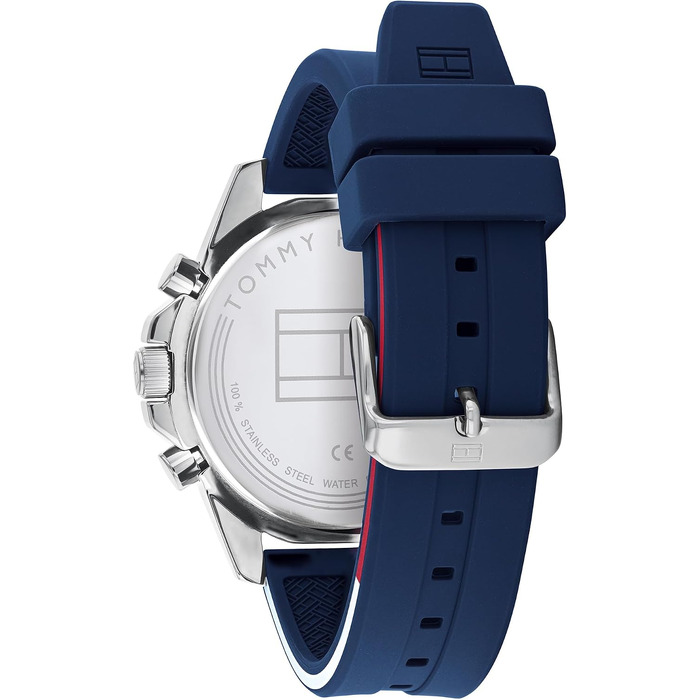 Чоловічий кварцовий годинник Tommy Hilfiger Multi Zifferblatt (Синій)