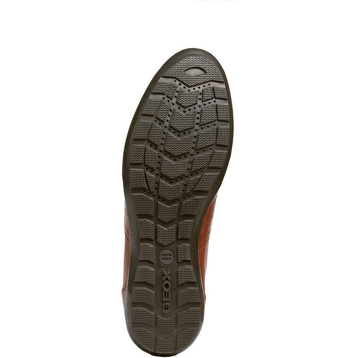 Чоловічі шкіряні кросівки Geox U Symbol, коричневі, розмір 46 EU