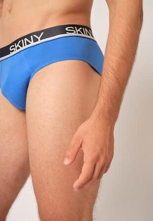 Сліпери чоловічі Skiny (3 шт. в упаковці) розмір L, Sonicblue Selection