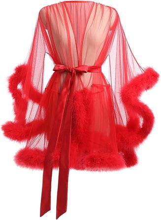 Сексуальна білизна для жінок SRZYMJ: боді з мереживом, глибокий V-подібний виріз, еротичний наряд, боді, babydoll, червоний колір