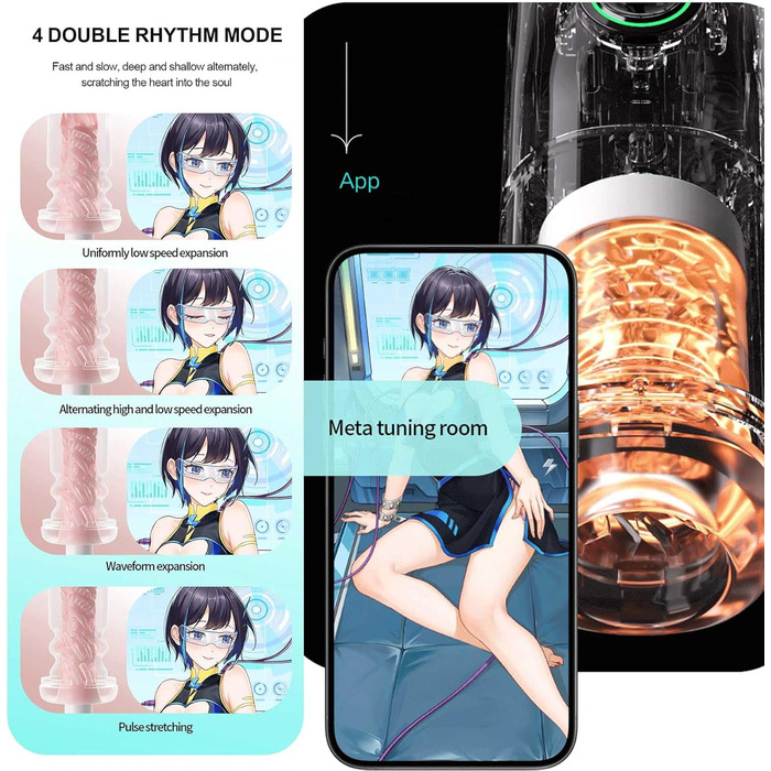 Електричний кубковий мастурбатор з телескопічною функцією, кілька режимів, цифровий дисплей, нагрів – секс-іграшка для чоловіків, стимулятор пеніса