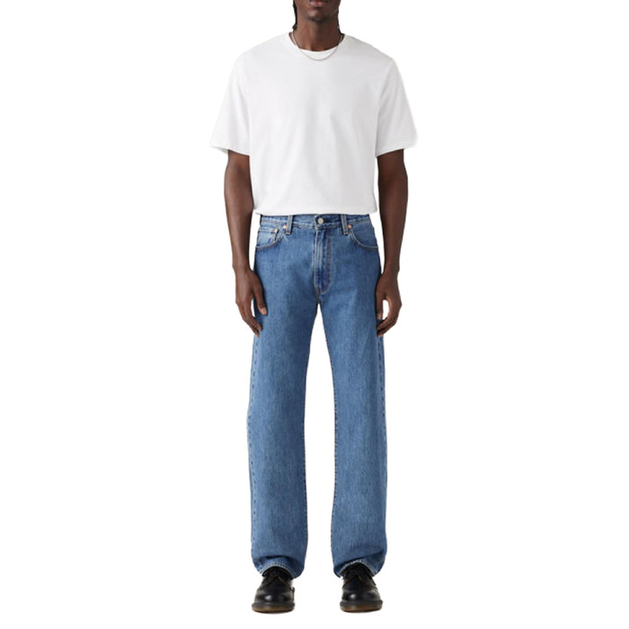 Чоловічі джинси Levi's 555 Relaxed Straight Blue Essentials, сині (34W / 34L)