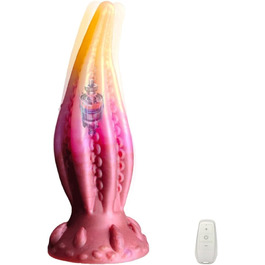 Jixaxe Октопус-вібратор з 10 щупальцями, анальний дildo з реалістичного силікону, для чоловіків та жінок