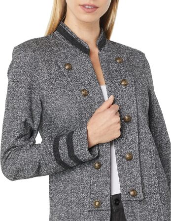 Жіноча класична куртка Tommy Hilfiger Open Front Band S, чорна (Multi)