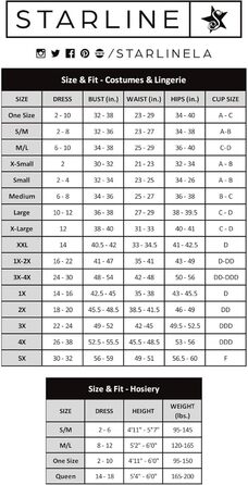 Костюм покоївки Starline для жінок з фартухом, чорний