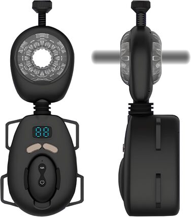 Масажер для чоловіків з 9 режимами вібрації та функцією strap-on. Інтимні іграшки для чоловіків