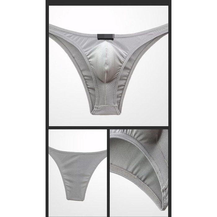 Танга чоловічі Faringoto, сірі, низька посадка (L)