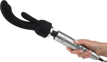 Насадка Doxy Rabbit для G-точки, чорний колір, 400 г