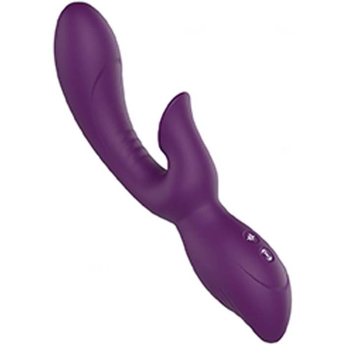 Вібратор для жінок Sexspielzeug: тихий, 10+3 режими, дildo-масажер для жінок та пар, фіолетовий