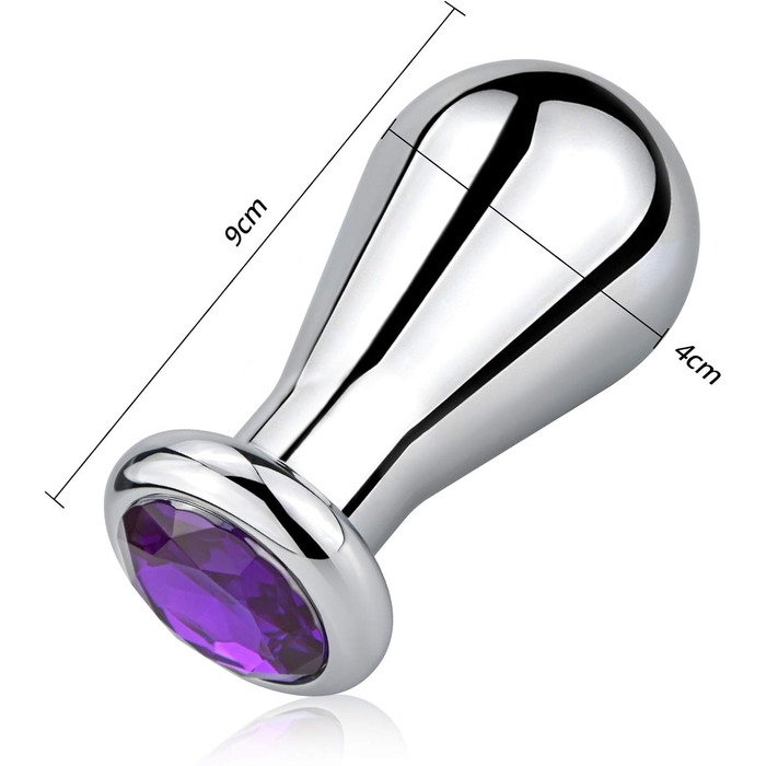 Масажер для тіла Edestah Big Ana у формі мопса (S) - інтимний масажер для пар, стимулятор для досвідчених чоловіків та жінок