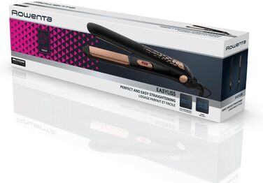 Випрямляч для волосся Rowenta Easyliss Collection Copper Forever SF1629F0, керамічне покриття, 200°C, з системою плаваючих пластин