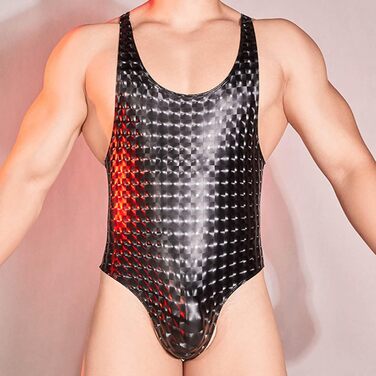 Манкіні Borat для чоловіків: сексуальний танга, V-подібний виріз, ідеальний для пляжу та свят, чорний, універсальний розмір