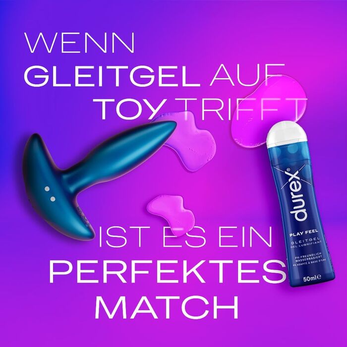 Анальний вібратор Durex Pop & Buzz - 7 режимів, USB-зарядка, вологостійкий, для жінок, чоловіків та пар